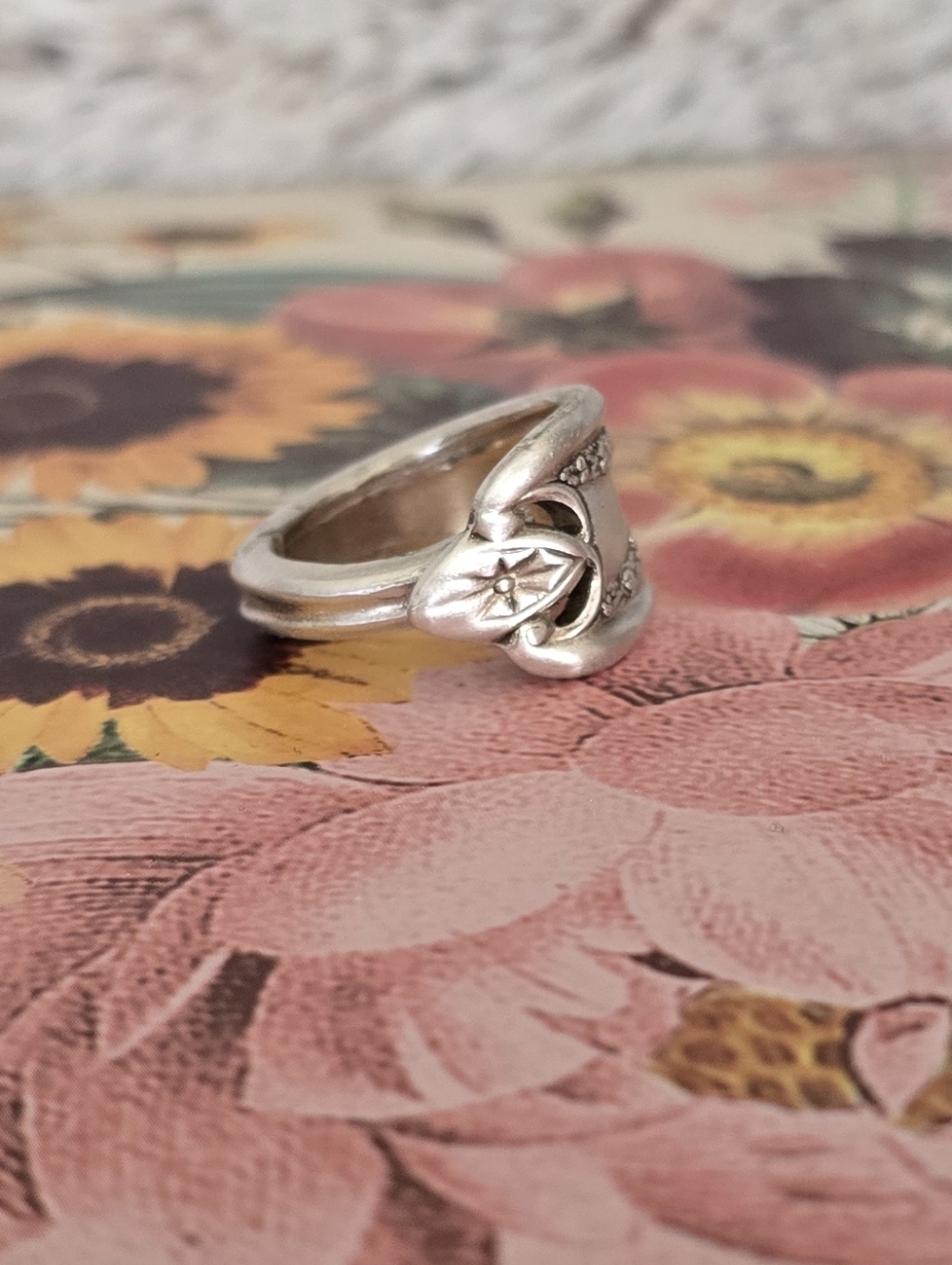 Spoon Ring from An Antique Spoon - Picture 3 of 4